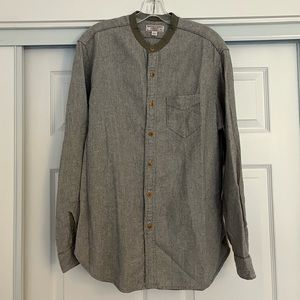 Wallace and Barnes Band Collar Flannel